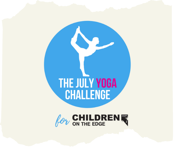 The July Yoga Challenge logo