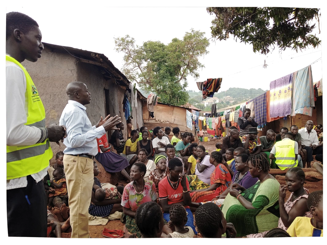 A community workshop in Uganda
