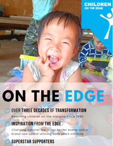 Front cover of 2022 On The Edge Magazine - click to view a flickable copy
