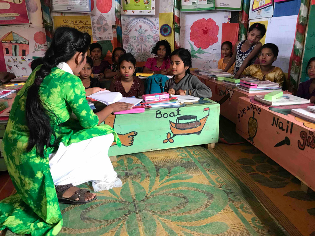 Children in a classroom in Bangladesh