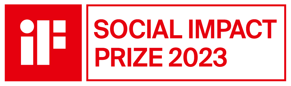 iF Design social impact prize 2023 award logo
