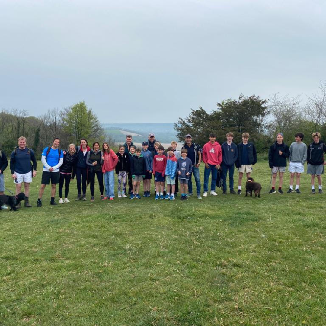 The Westbourne House School Pupils on their sponsored walk.